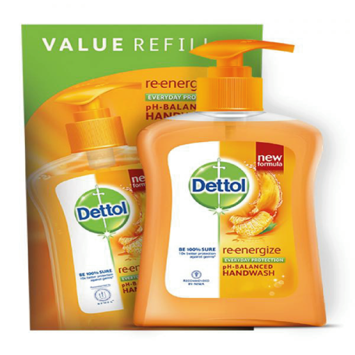 Picture of Dettol Handwash Re-energize Liquid Soap Pump 200 ml