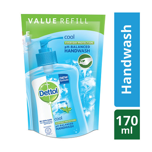 Picture of Dettol Handwash Cool Liquid Soap Refill 170 ml