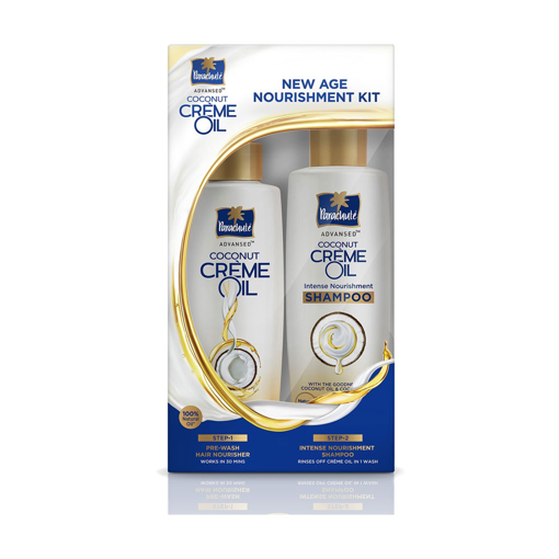 Picture of Parachute Advansed Coconut Crème Oil with Intense Nourishment Shampoo Combo Pack 150 ml 1 pcs