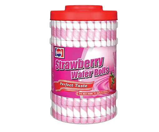 Picture of Cocola Strawberry Wafer Roll Jar 280 gm