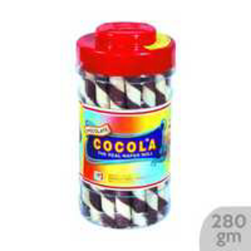 Picture of Cocola Chocolate Wafer Roll Jar 280 gm