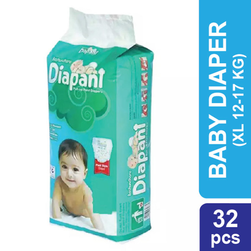 Picture of Bashundhara Baby Pant Diaper Pant XL 12-17 kg 32 pcs