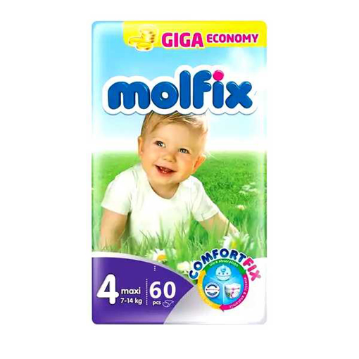 Picture of Molfix Baby Diaper Belt 4 Maxi 7-14 kg 60 pcs