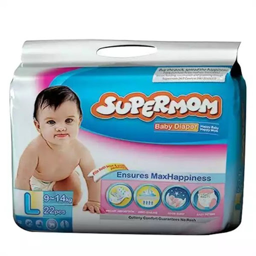 Picture of Supermom Baby Diaper Belt L 9-14 kg 22 pcs