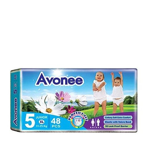 Picture of Avonee Junior 5 Baby Diaper Belt XL 11-25 kg 48 pcs