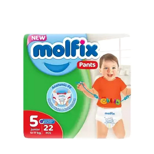 Picture of Molfix Baby Diaper Pants 5 Junior 12-17 Kg 22 pcs