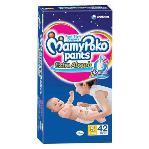 Picture of MamyPoko Pants Diaper Pant S 4-8 kg 42 pcs