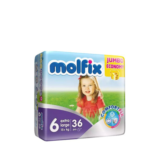 Picture of Molfix Baby Diaper Belt 6 Jumbo Extra Large 15+ kg 36 pcs