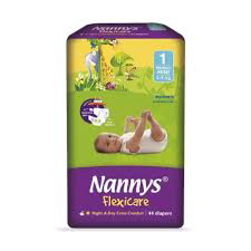 Picture of Nannys Baby Diaper Belt 1 New Born 2-5 kg 44 pcs