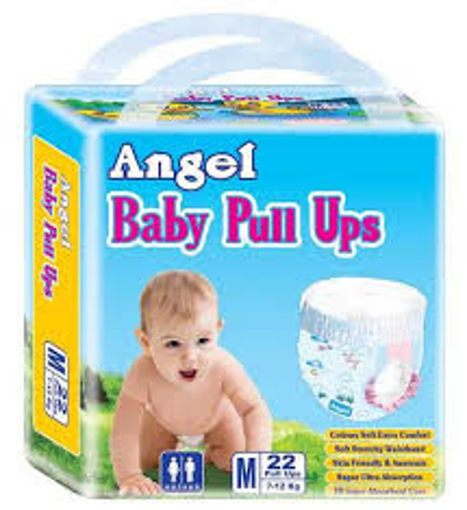 Picture of Angel Baby Pull Ups Pant Diaper M 7-12 kg 22 pcs