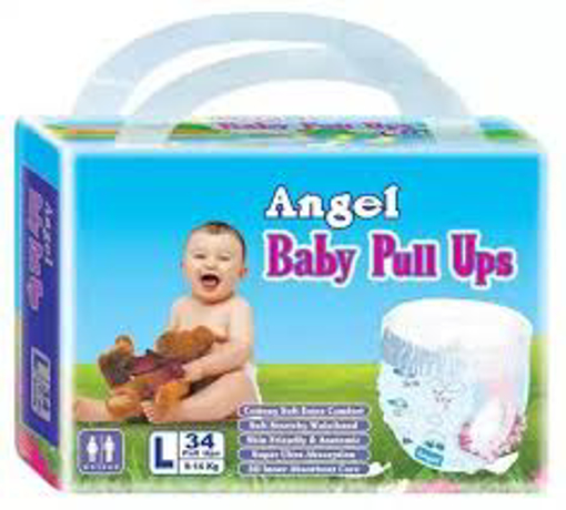 Picture of Angel Baby Pull Ups Pant Diaper L 9-14 kg 34 pcs