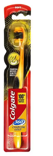 Picture of Colgate Charcoal Gold 360 Toothbrush