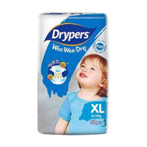 Picture of Drypers Wee Wee Dry Baby Diaper Belt XL 12-17 kg 50 pcs