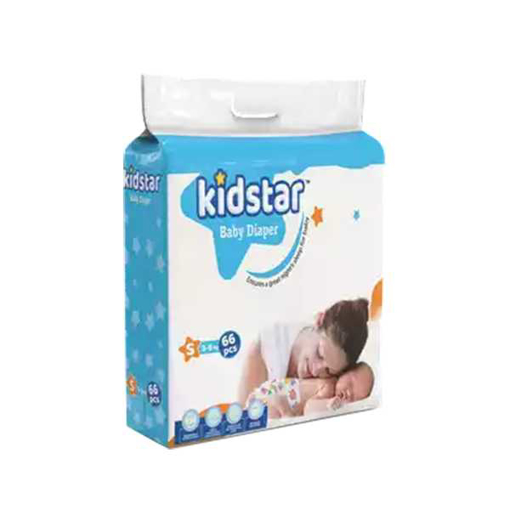 Picture of Kidstar Baby Belt Diaper S 3-8 kg 66 pcs