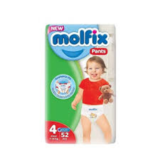 Picture of Molfix Baby Diaper Pants 4 Maxi 9-14 Kg 52 pcs