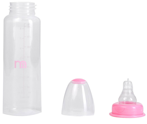 Picture of Mother care Baby Standard Neck Bottle (Pink) 250 ml