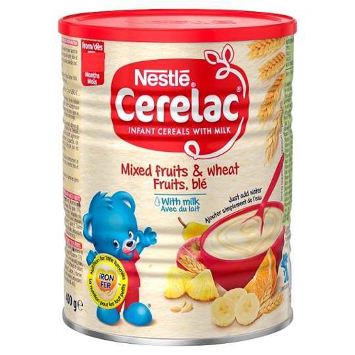 Picture of Nestlé Cerelac Mixed Fruits & Wheat With Milk (8 months +) Tin 400 gm