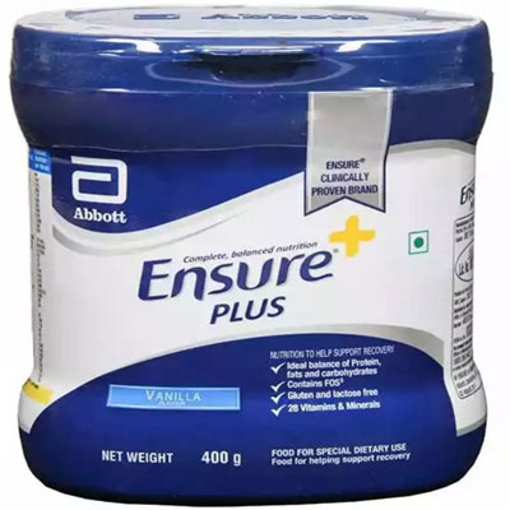 Picture of Ensure Plus Vanilla Flavour Powder Jar 400 gm