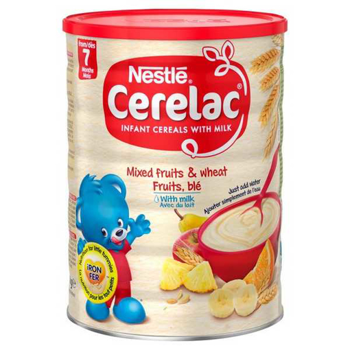 Picture of Nestlé Cerelac Mixed Fruits & Wheat With Milk (7 months +) Tin 1 kg