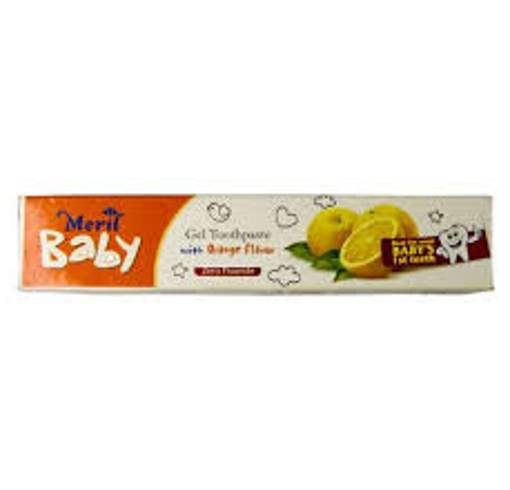 Picture of Meril Baby Gel Orange Toothpaste 45 gm