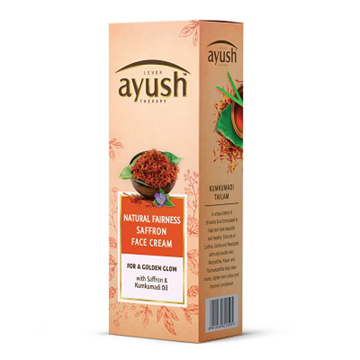 Picture of Lever Ayush Face Cream Natural Fairness Saffron 50 gm