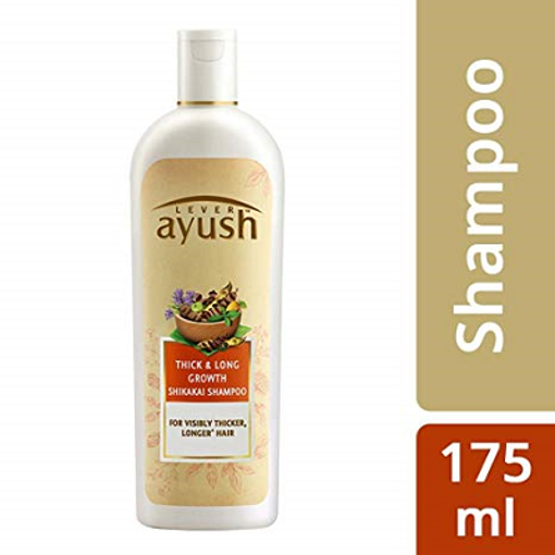 Picture of Lever Ayush Shampoo Long & Strong Growth Shikakai  175 ml