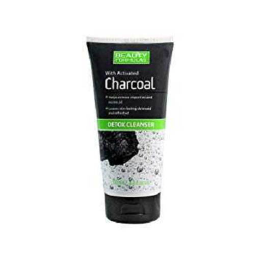 Picture of Beauty Formulas Activated Charcoal Detox Cleanser 150 ml