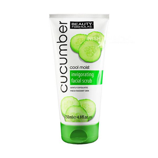 Picture of Beauty Formulas Cucumber Cool Moist Invigorating Face Scrub 150 ml