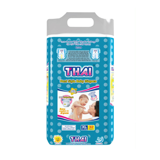 Picture of Thai Baby Diapers (Pant Style) XL (13-18 kg)  32 Pcs