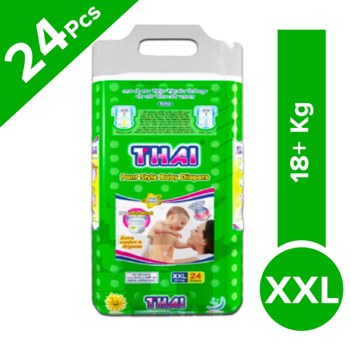 Picture of Thai Baby Diapers (Pant Style) XXL (18+ kg)  24 pcs