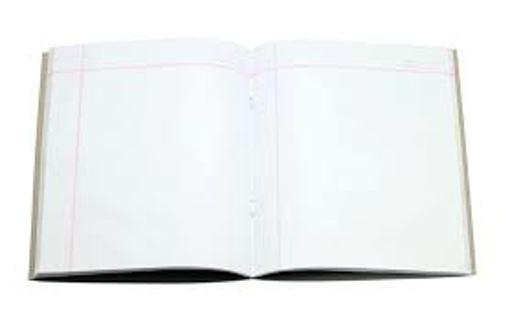 Picture of White Binding Khata  180 page