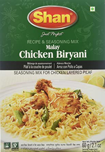 Picture of Shan Spice Mix For Malay Chicken Biryani  60 gm