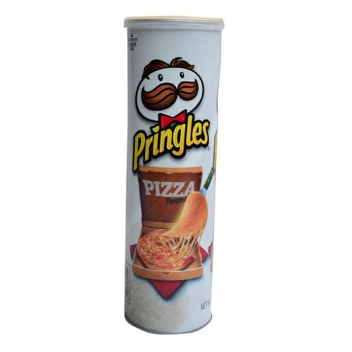 Picture of Pringles Potato Chips Pizza Flavour 158 gm