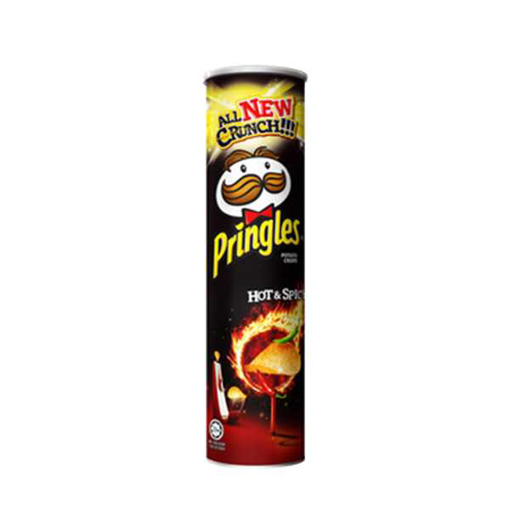 Picture of Pringles Hot & Spicy Potato Chips 147 gm