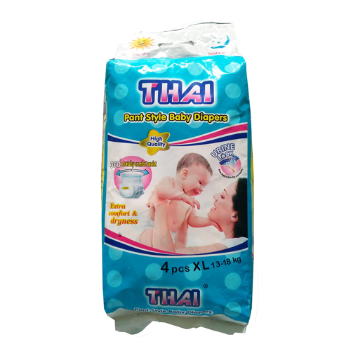 Picture of Thai pant style baby diapers XL 13-18 kg 4pcs