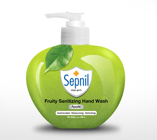 Picture of Sepnil Fruity sanitizing hand wash apple 200 ml