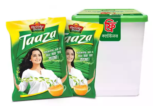 Picture of Brooke Bond Taaza Black Tea 400 gm*2  with (1 Jar Free)